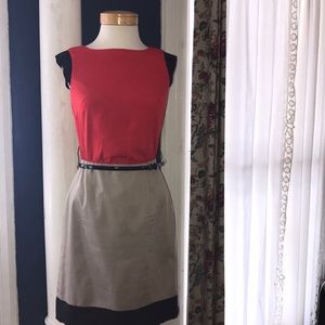 Tahari Colorblock Dress (Sz 2)
